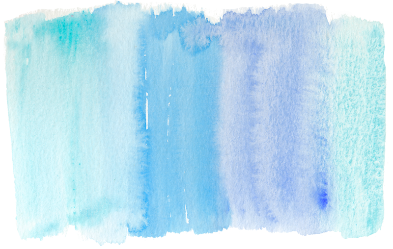 Blue Paint Azure Paintbrush Transparent PNG Image
