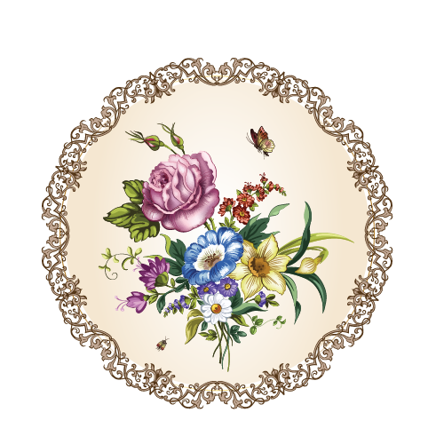 Flower Border Transparent PNG Image