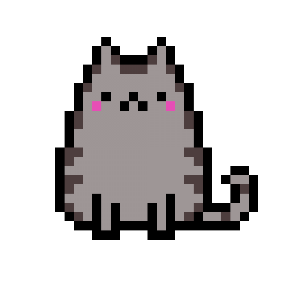 Square Art Pixel Rectangle Cat Transparent PNG Image