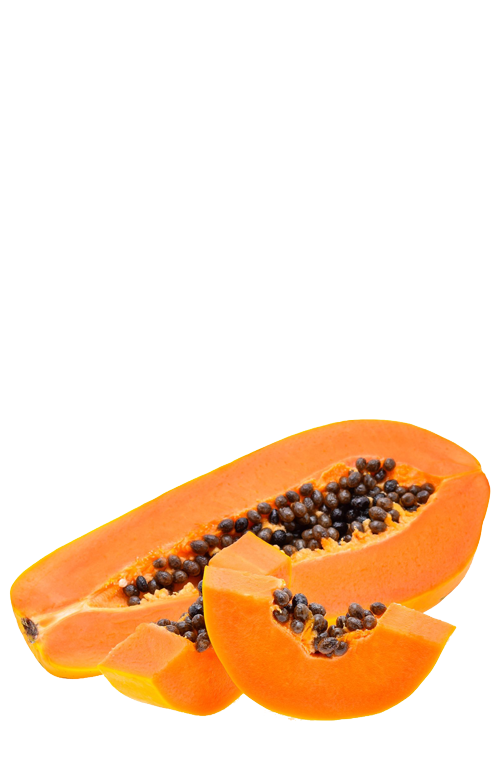 Papaya Half Transparent PNG Image