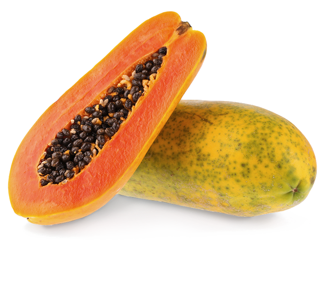 Papaya Half Transparent PNG Image
