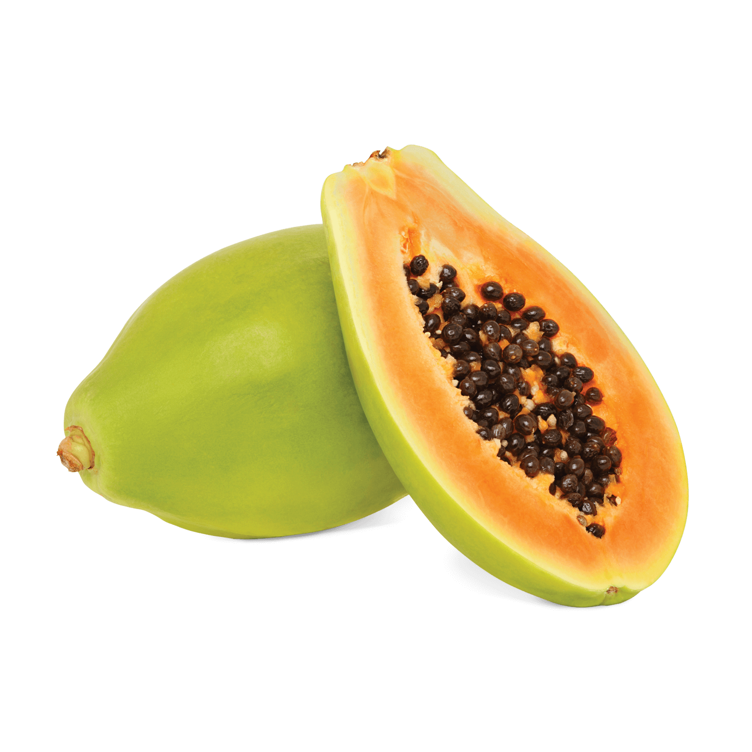 Pic Papaya Half Transparent PNG Image