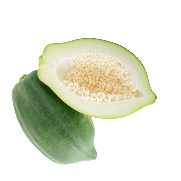 Raw Green Papaya Transparent PNG Image