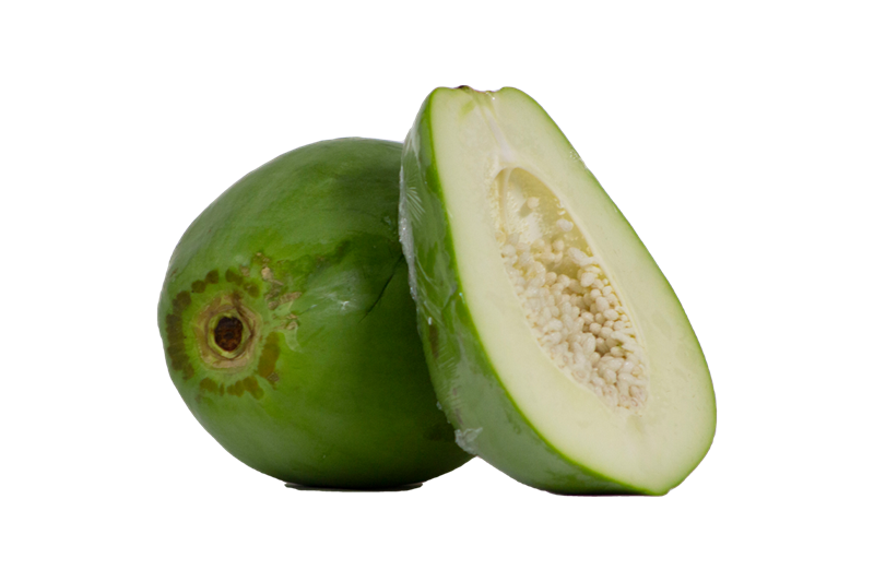 Raw Green Papaya Transparent PNG Image