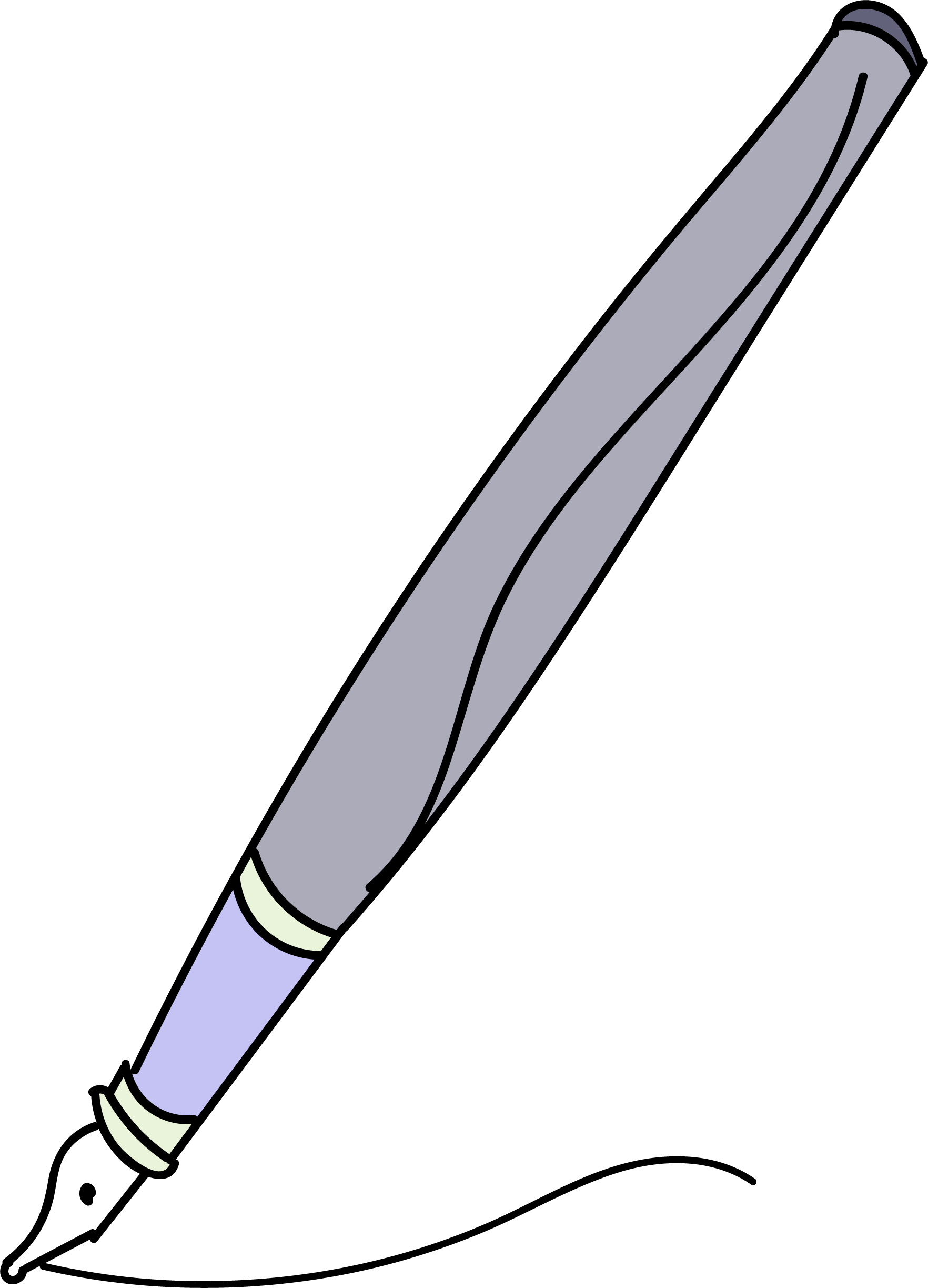 Calligraphy Pen Transparent PNG Image