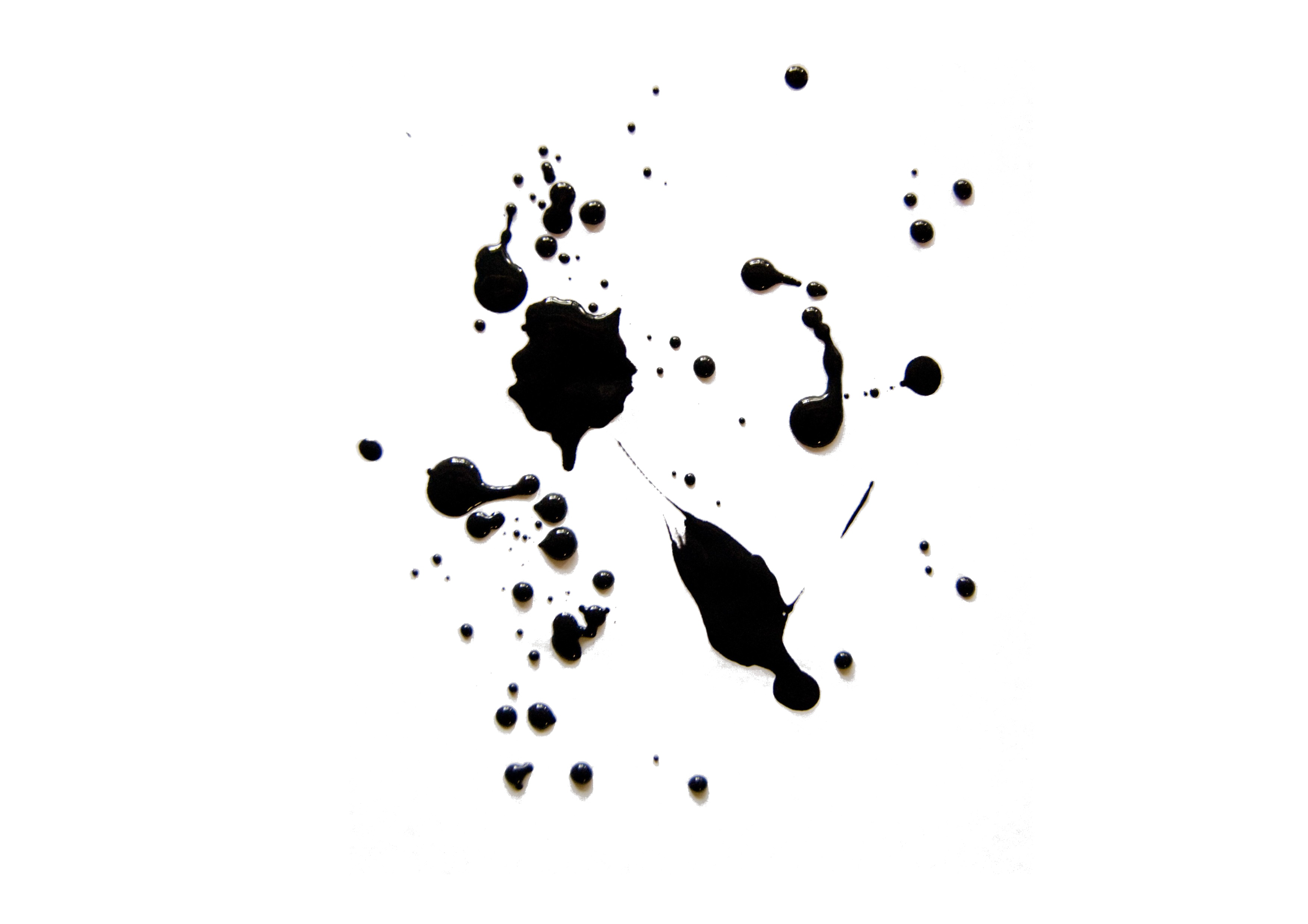 Black Ink Transparent PNG Image