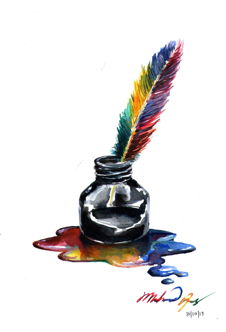 Ink Pot Transparent PNG Image