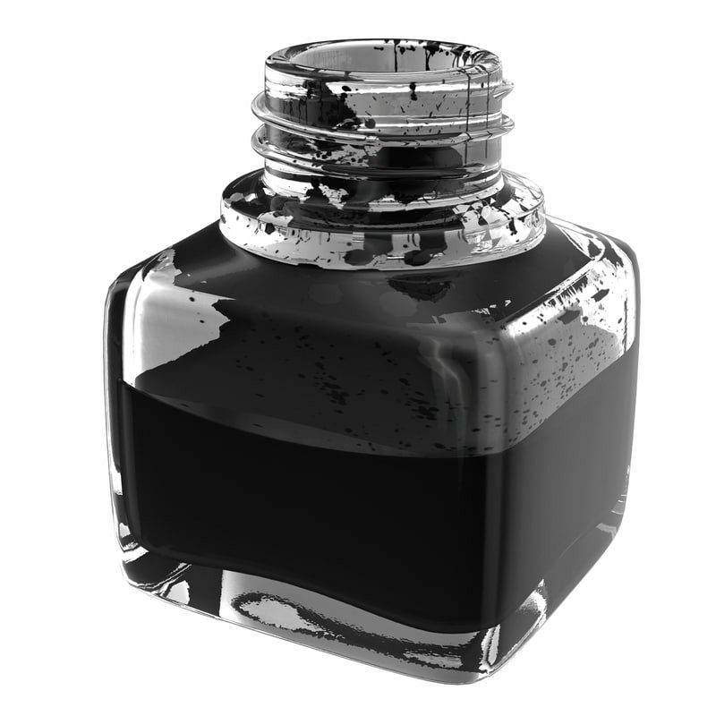 Ink Pot Transparent PNG Image