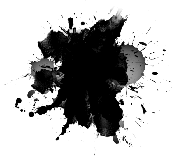 Black Ink Transparent PNG Image