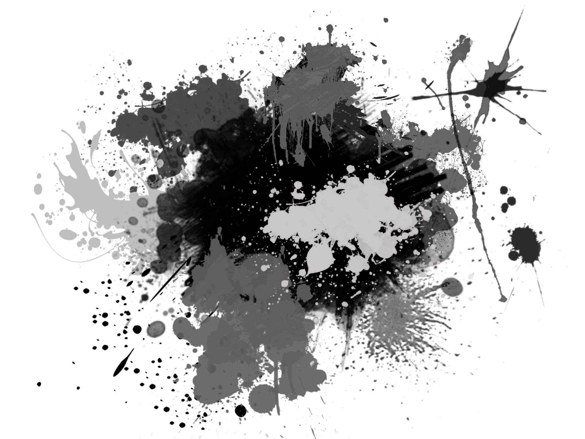 Black Ink Transparent PNG Image