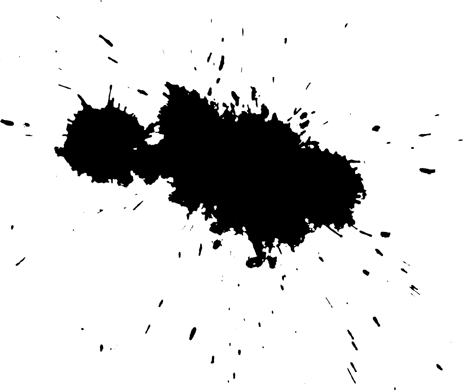Black Ink Transparent PNG Image
