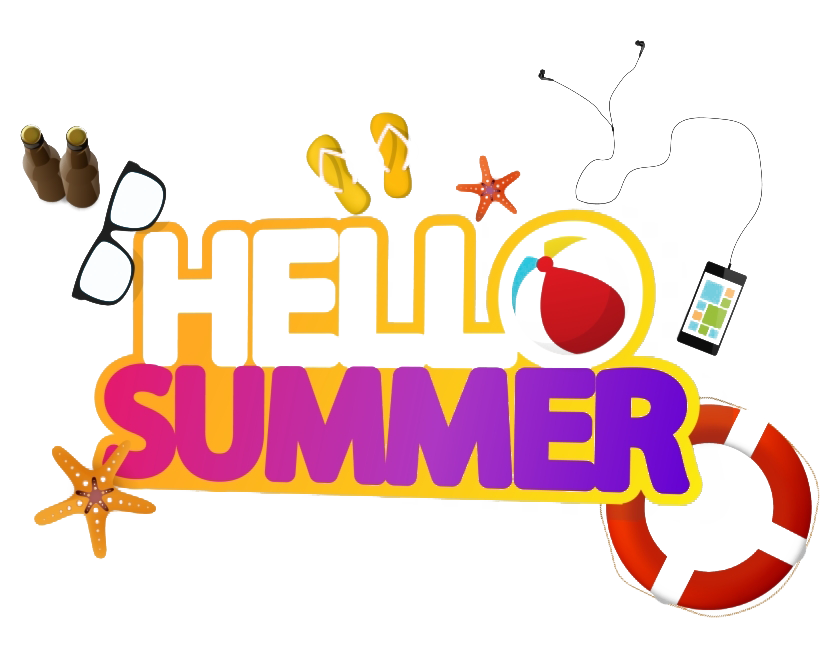 Summer Hello Transparent PNG Image