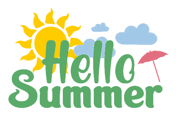 Summer Hello Transparent PNG Image