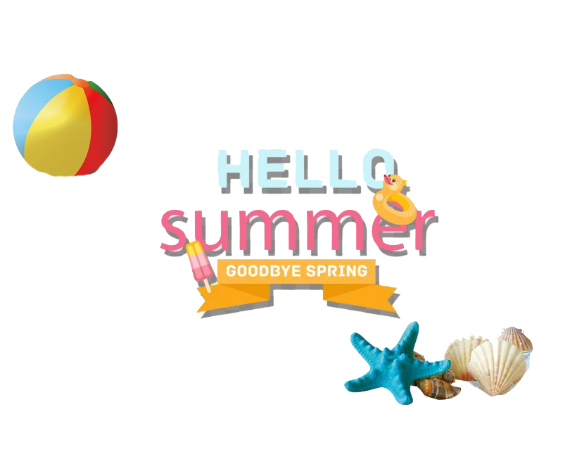 Summer Hello Transparent PNG Image