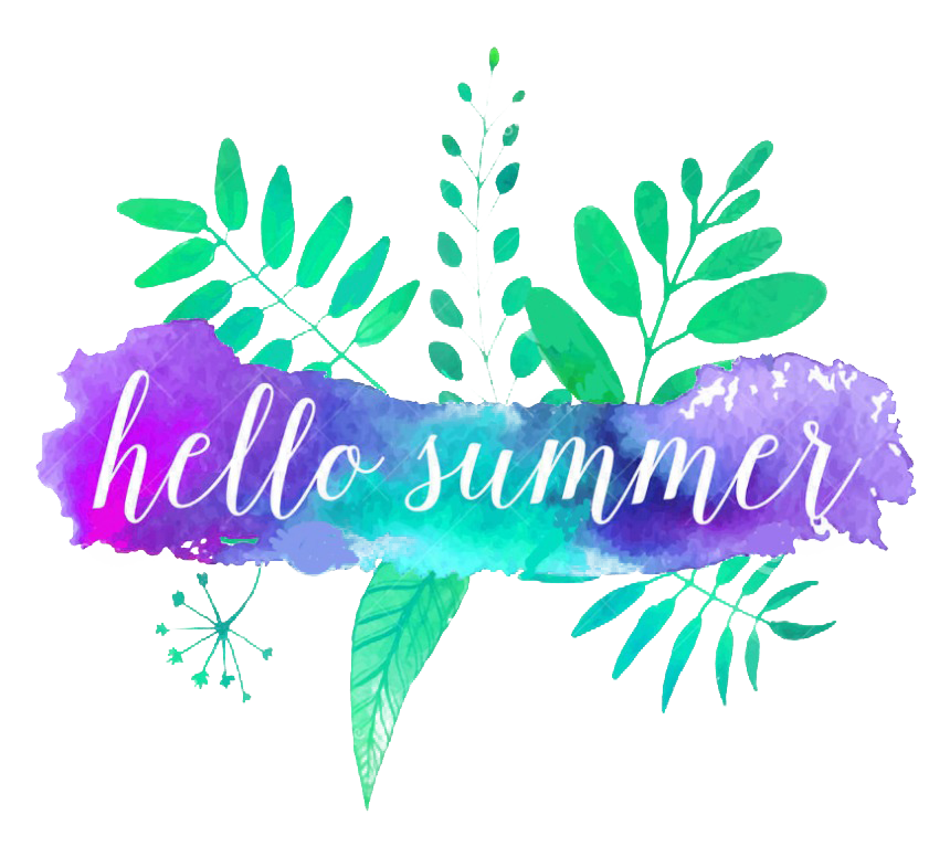 Summer Hello Transparent PNG Image