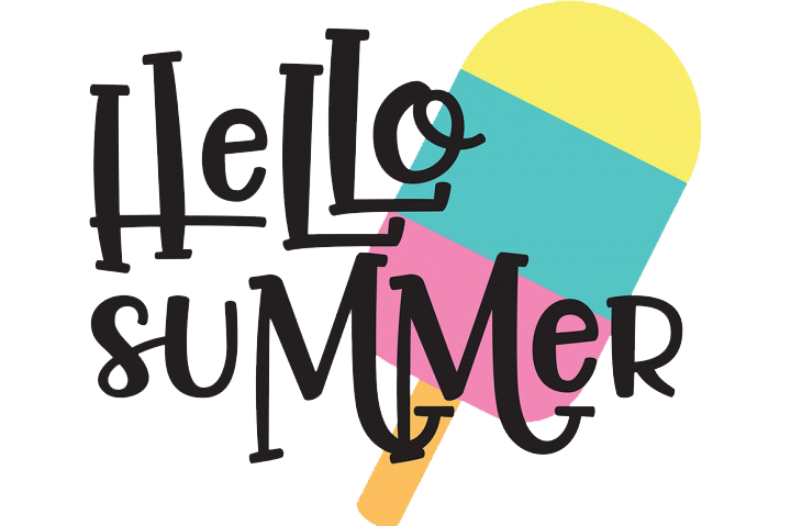 Summer Word Hello Transparent PNG Image