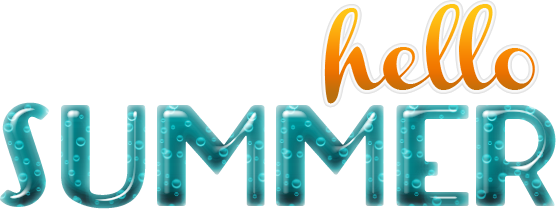 Summer Word Hello Transparent PNG Image