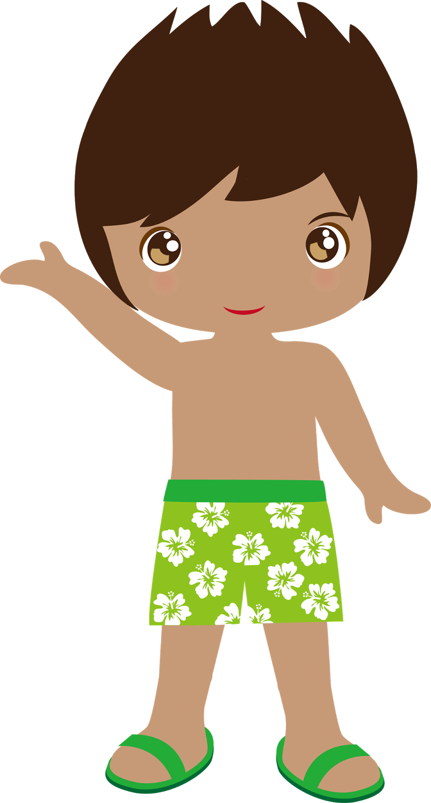 Boy Hawaiian Luau Transparent PNG Image