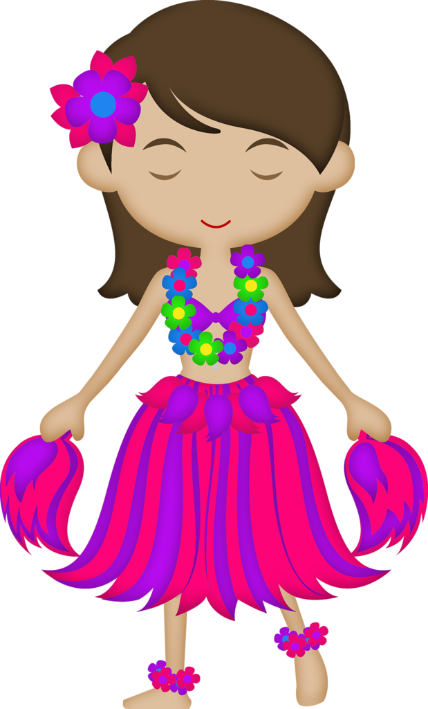 Girl Hawaiian Luau Transparent PNG Image