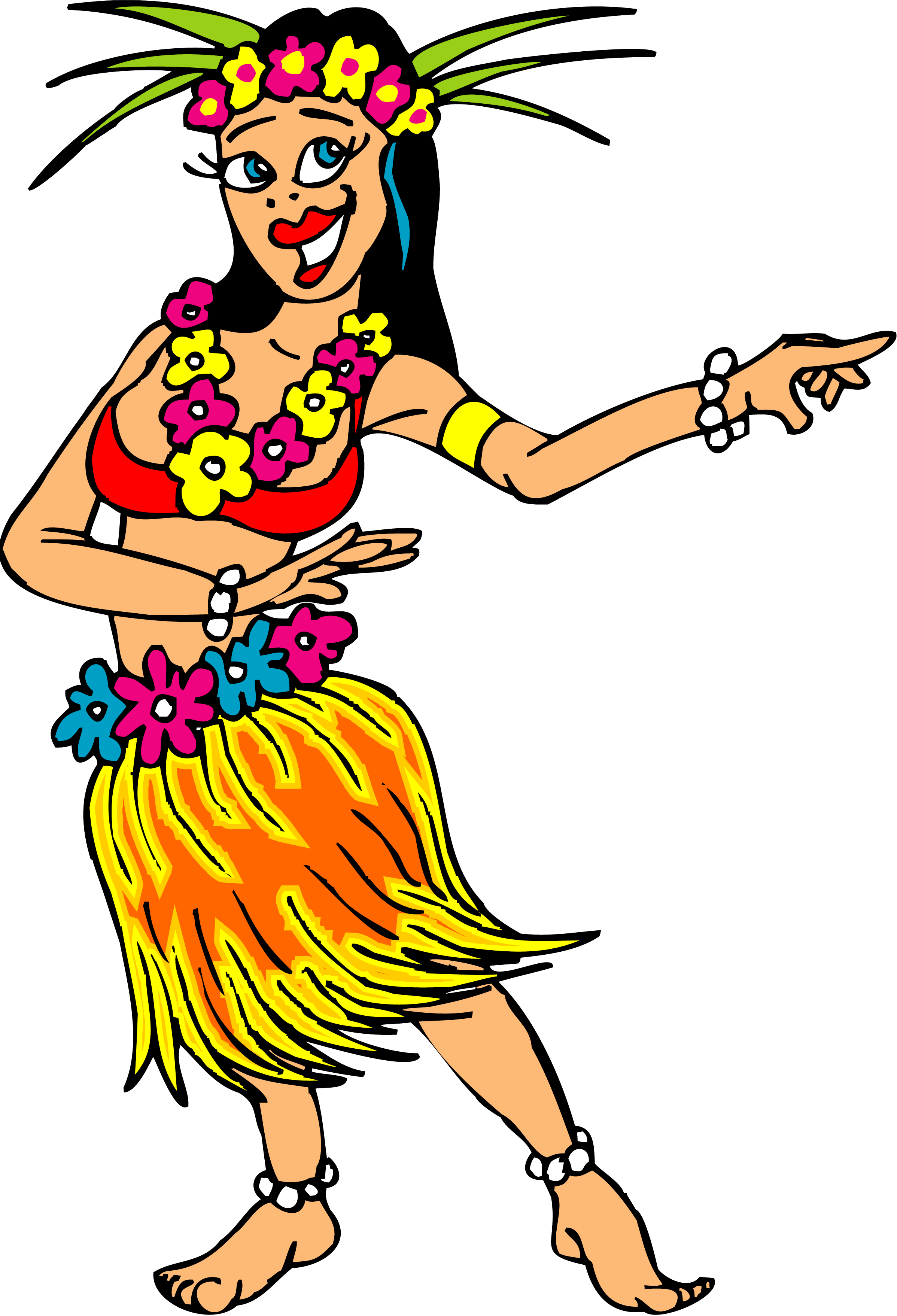 Girl Hawaiian Luau Transparent PNG Image