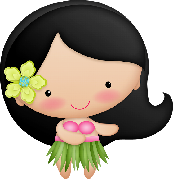 Girl Hawaiian Luau Transparent PNG Image