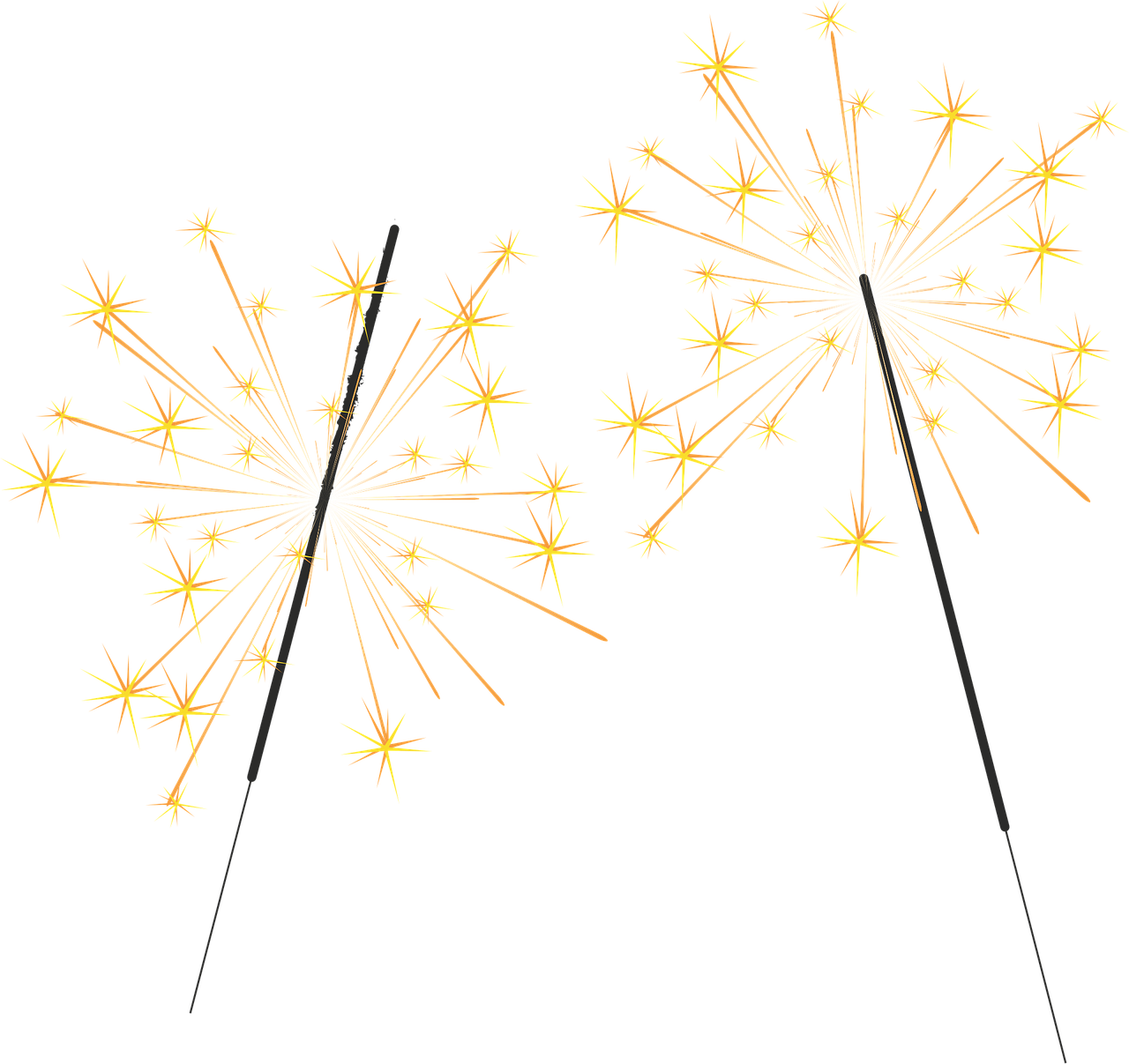 Sparkler Transparent PNG Image