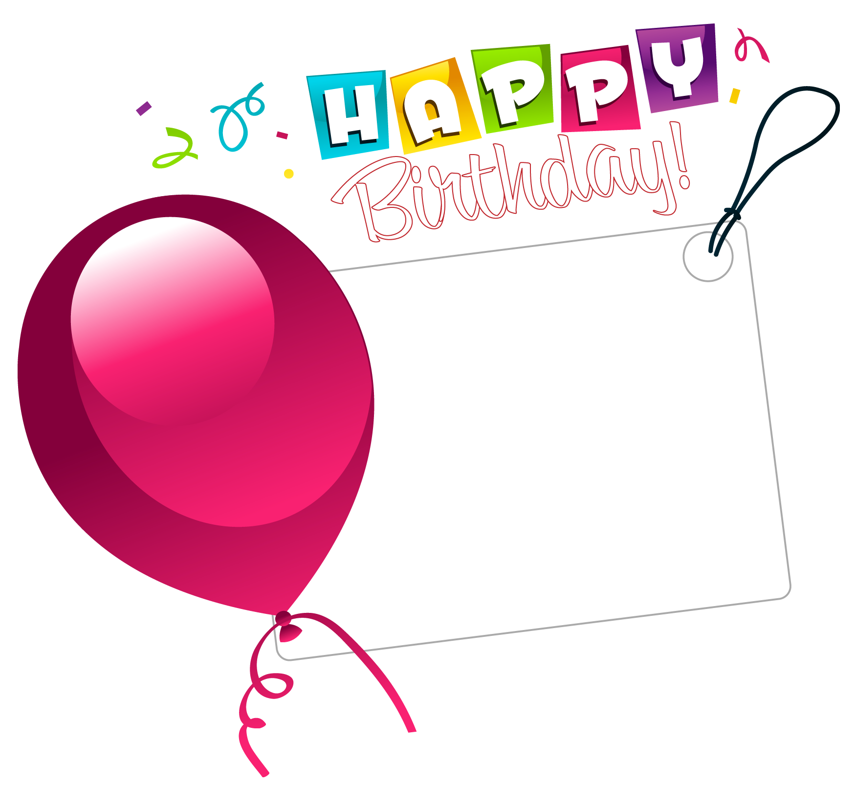 Frame Birthday Transparent PNG Image