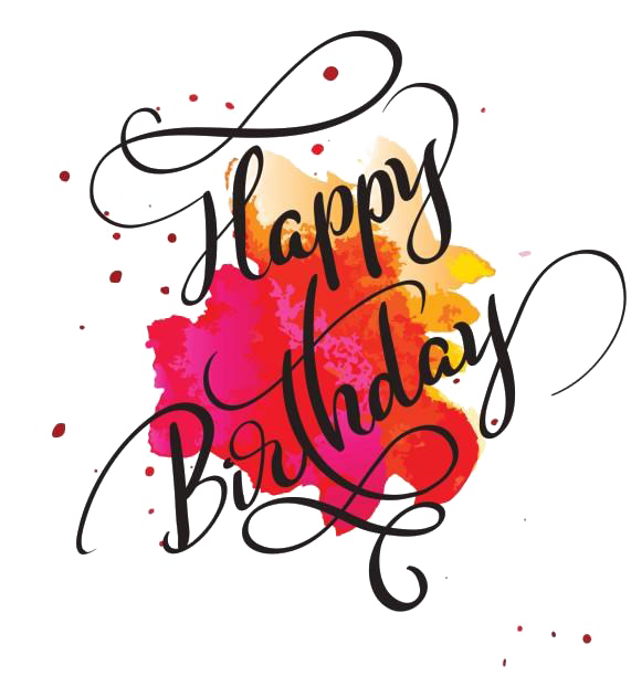 Splash Birthday Transparent PNG Image