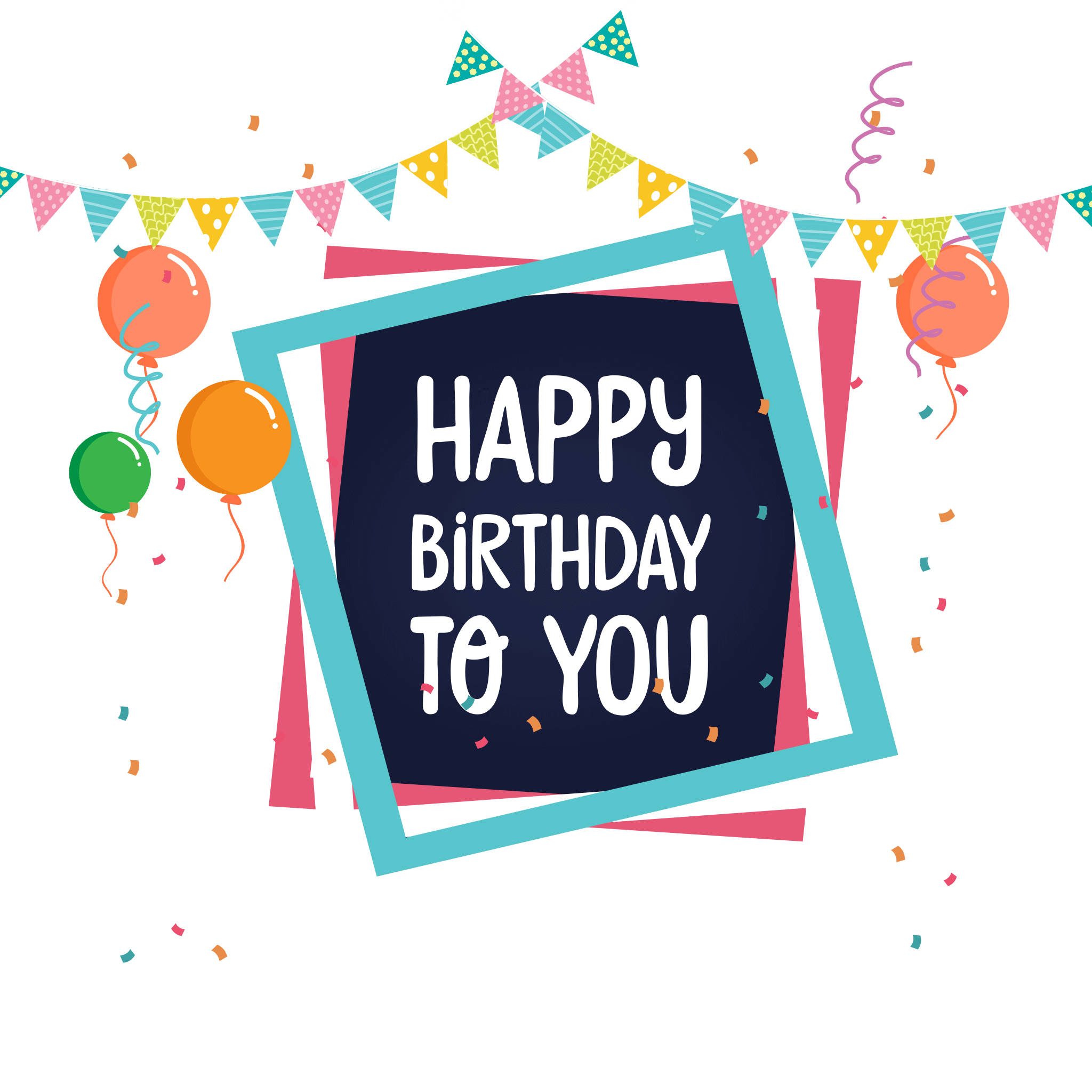 Decorative Birthday Transparent PNG Image