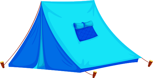 Camp Tourist Tent Transparent PNG Image