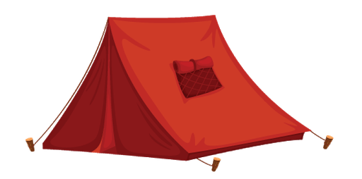 Camp Tourist Tent Transparent PNG Image