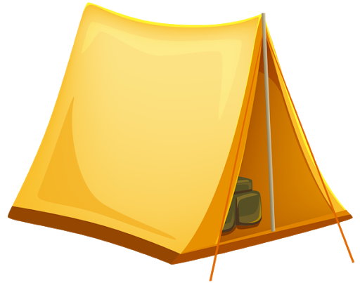 Camp Tourist Tent Transparent PNG Image