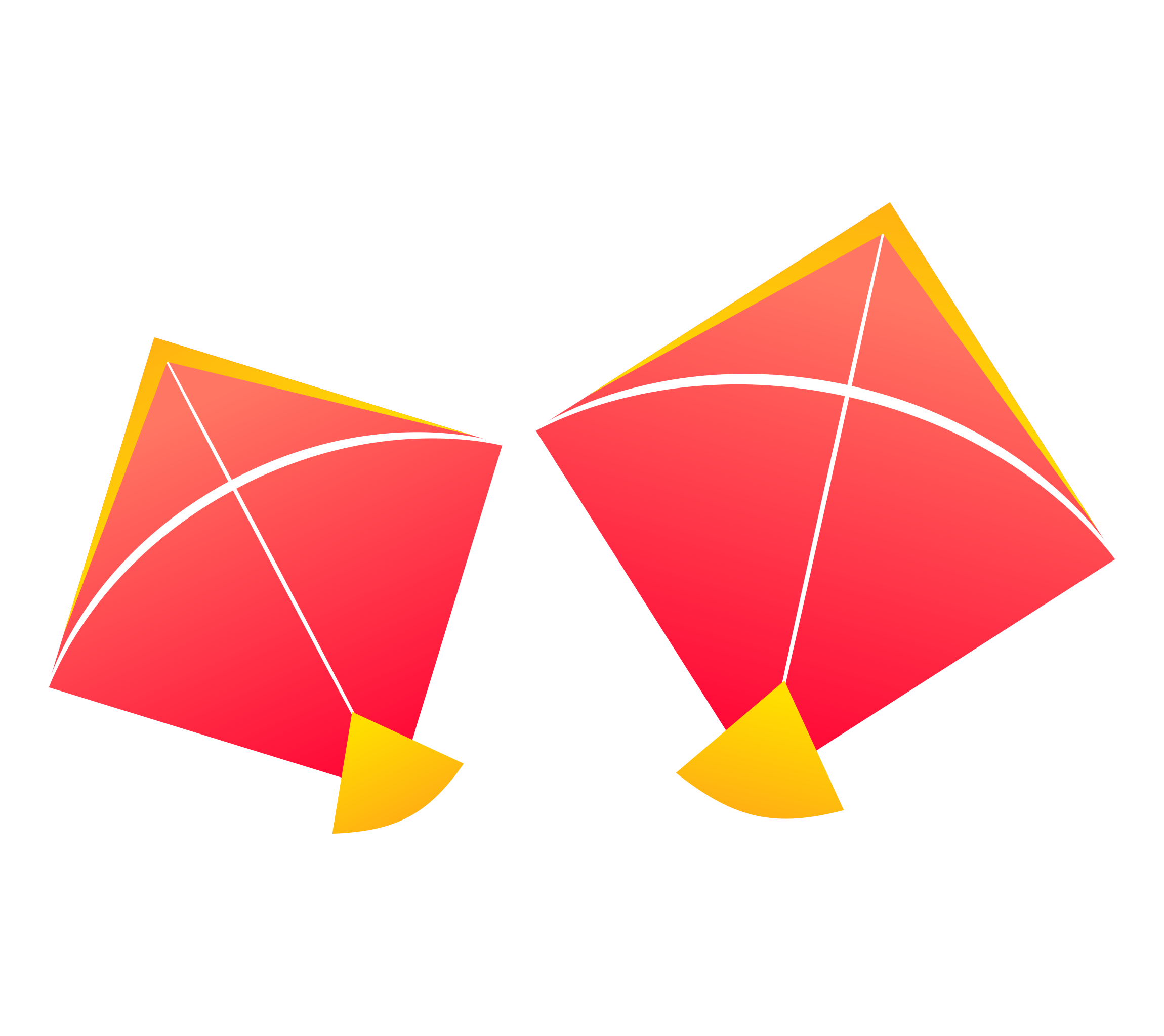 Pic Kite Colorful Transparent PNG Image