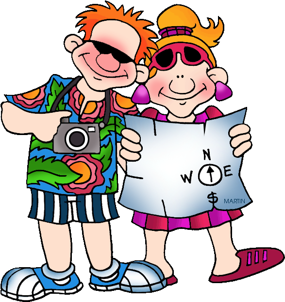 Couple Tourist File Transparent PNG Image