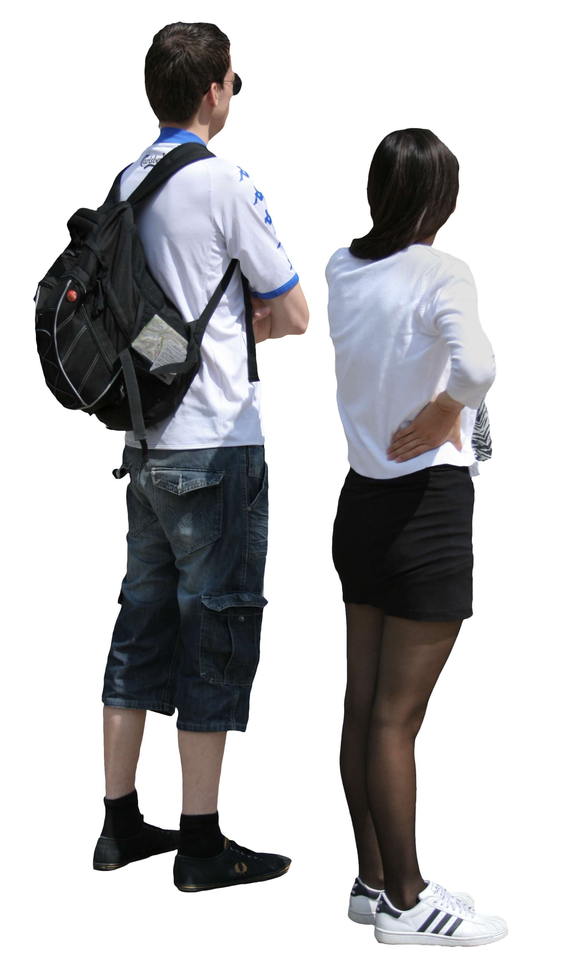 Couple Tourist Transparent PNG Image