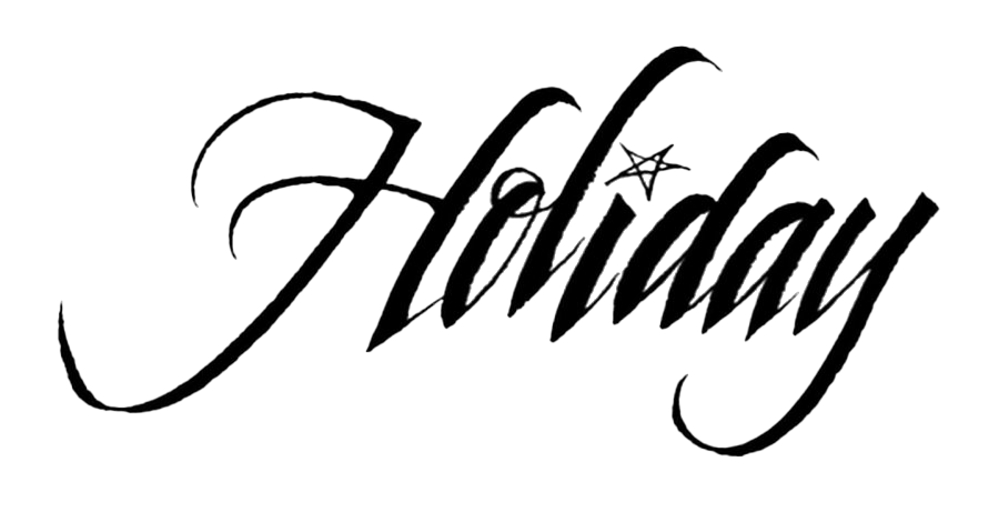 Calligraphy Holidays Happy Transparent PNG Image