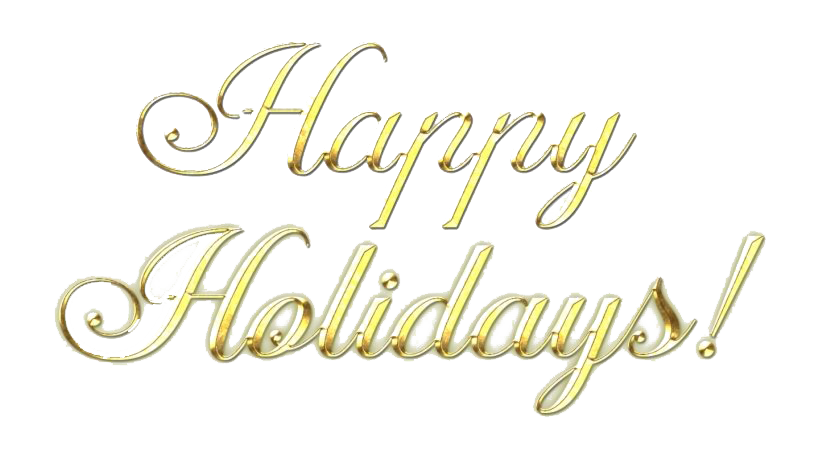 Calligraphy Holidays Happy Transparent PNG Image