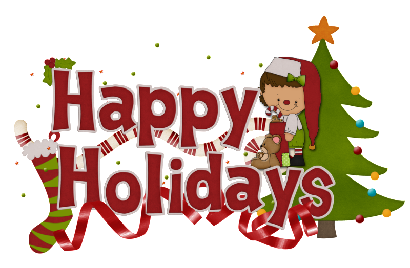 December Holidays Happy Transparent PNG Image