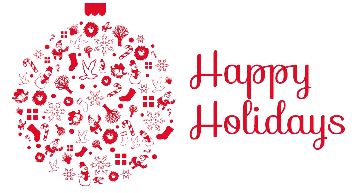 December Holidays Happy Transparent PNG Image
