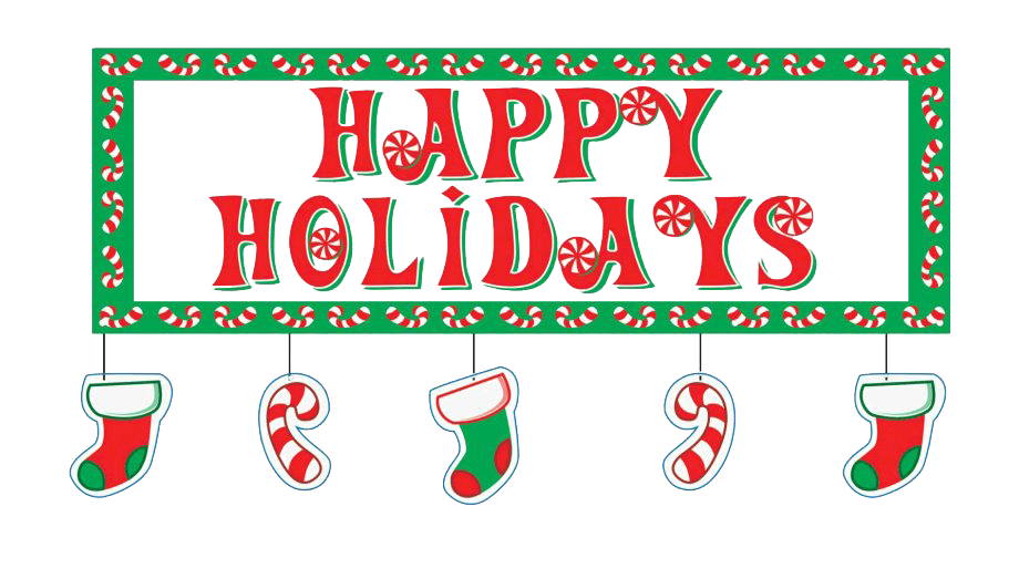December Holidays Happy Transparent PNG Image