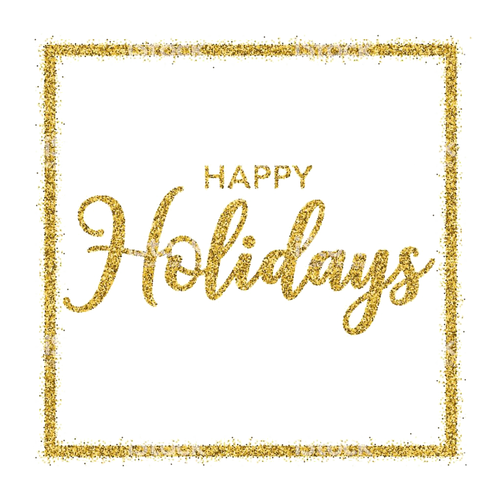 Holidays Glitter Happy Transparent PNG Image