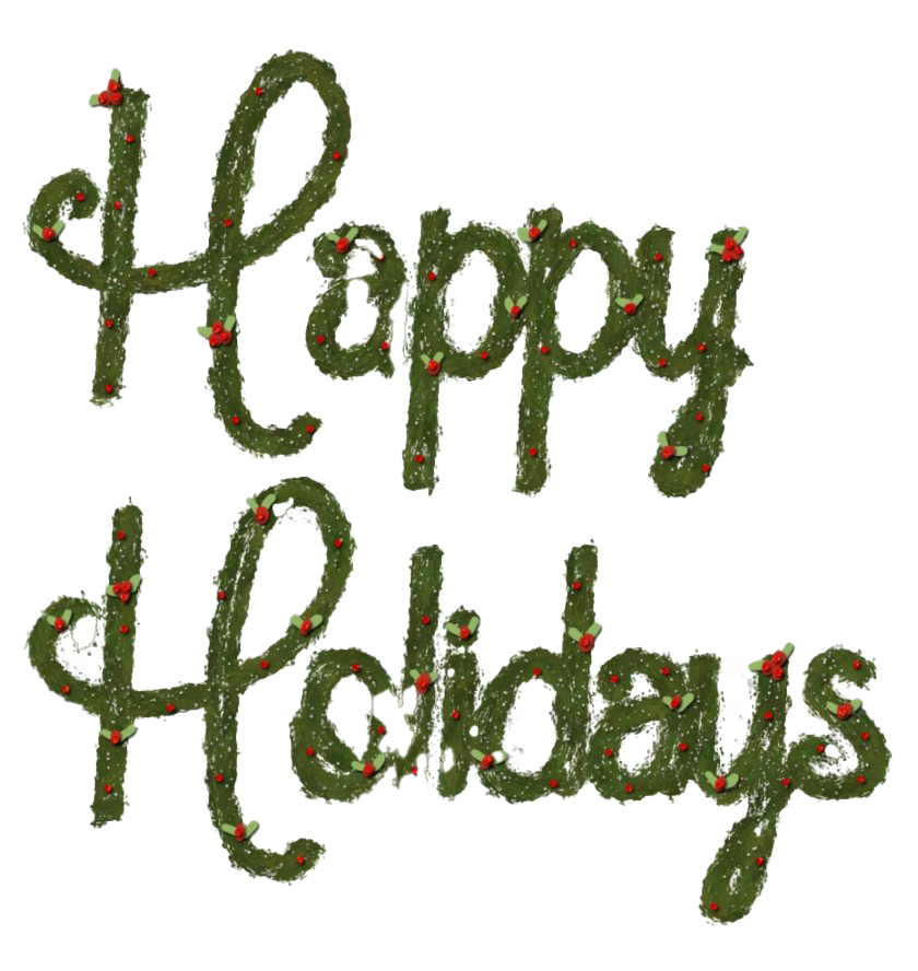 Holidays Glitter Happy Transparent PNG Image