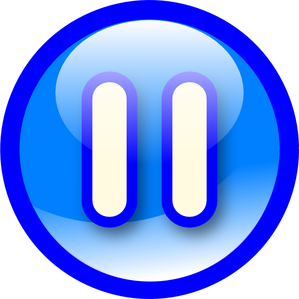 Pause Button Background Transparent PNG Image