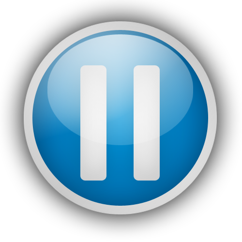 Pause Button Transparent PNG Image