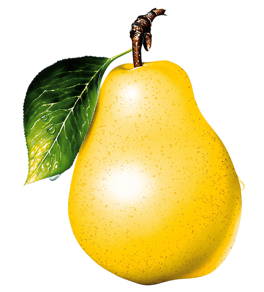 Ripe Yellow Pear Transparent PNG Image