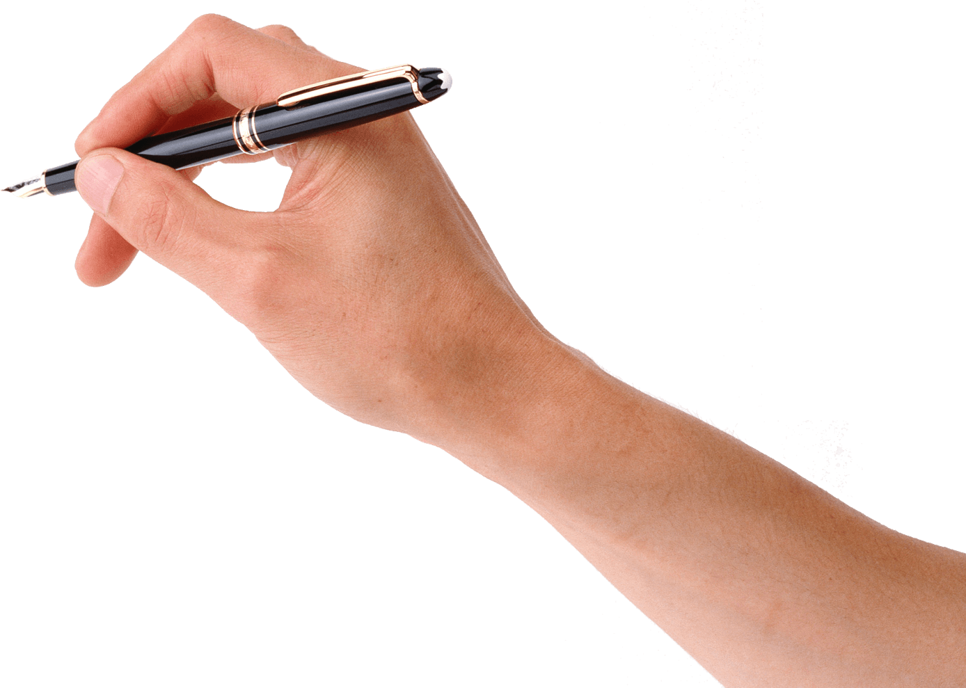 Pen In Hand Transparent PNG Image