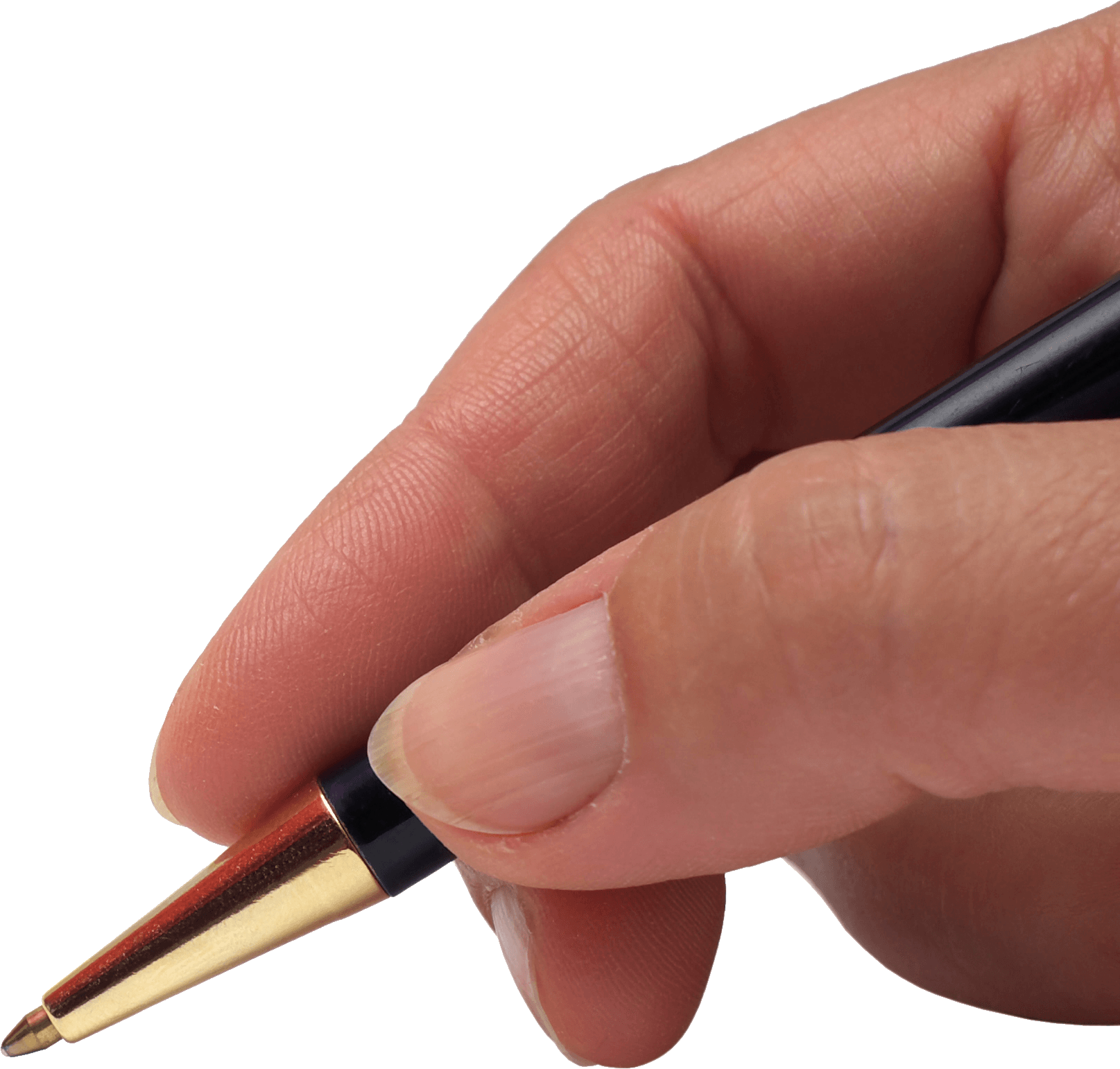 Pen In Hand Transparent PNG Image