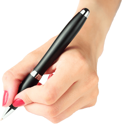 Pen In Hand Transparent PNG Image