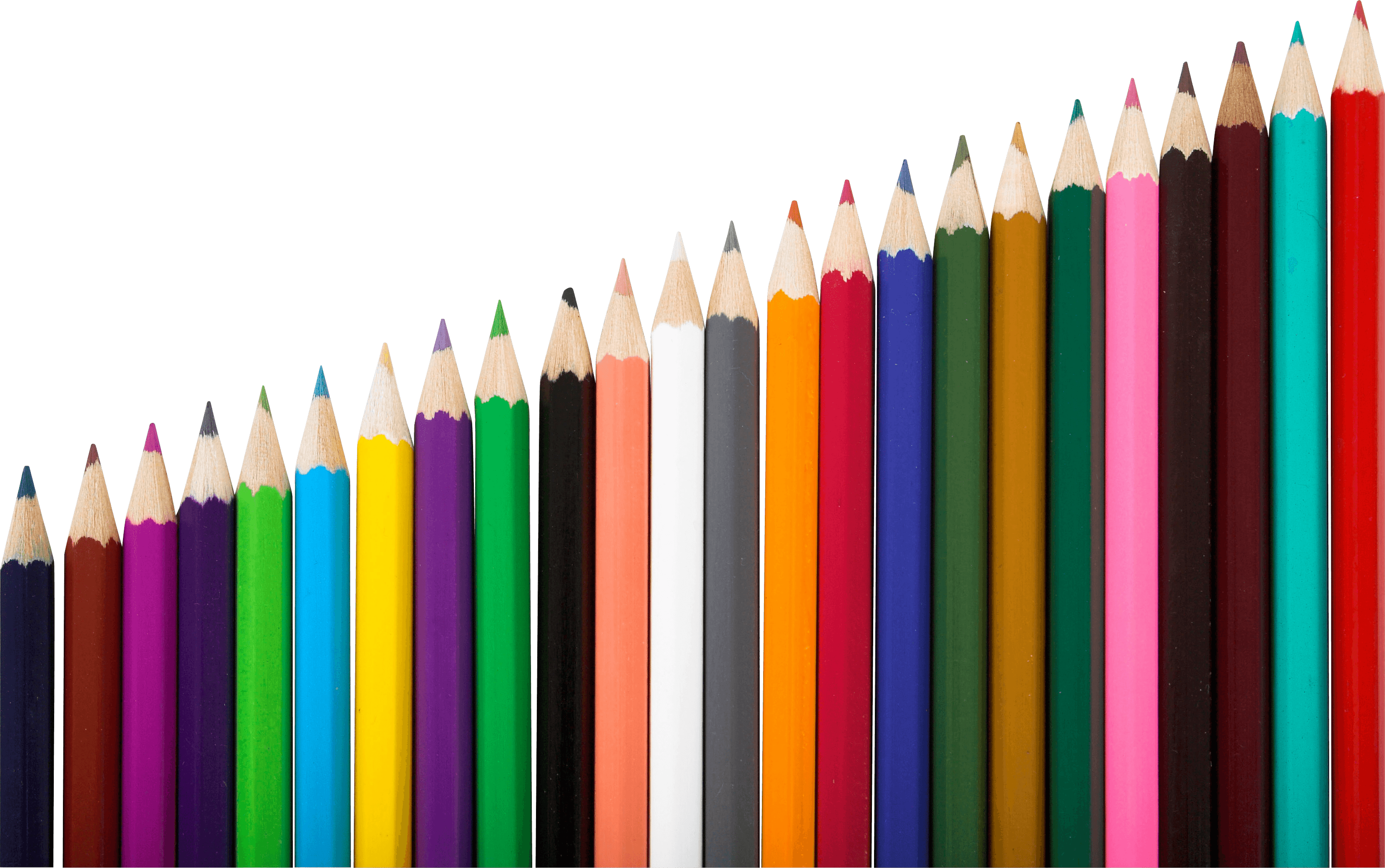 Colorful Pencils Transparent PNG Image