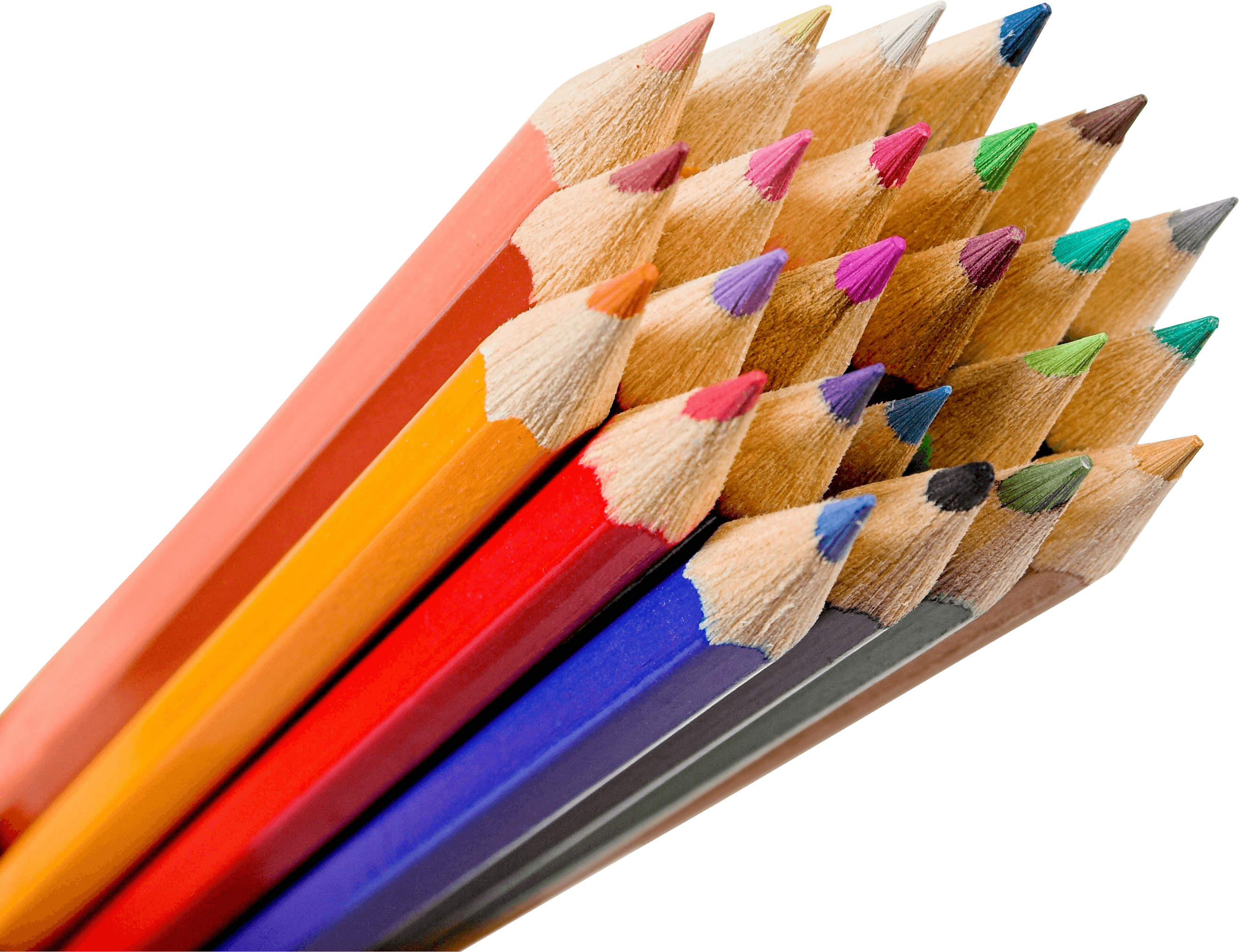 Colorful Pencils Transparent PNG Image